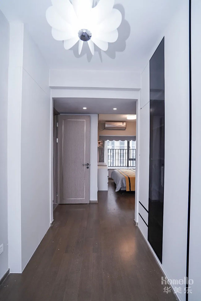 108㎡簡(jiǎn)約三居，實(shí)用軟裝搭配，打造寬敞且有高級(jí)感的輕便生活